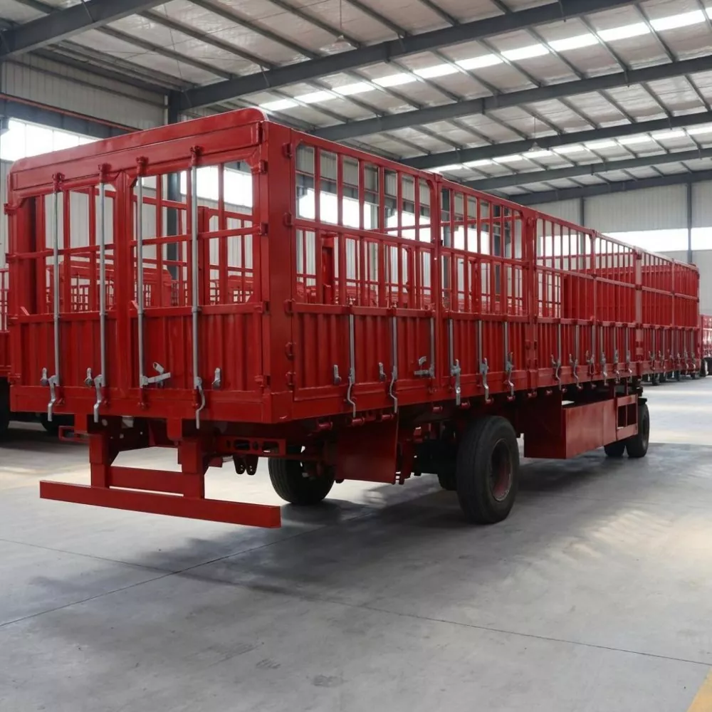 ကွန်တိန်နာသယ်ယူပို့ဆောင်ရေး High-Low Bed Semi-Trailer