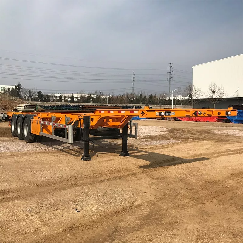 Gooseneck Skeleton Container Semi-Trailer