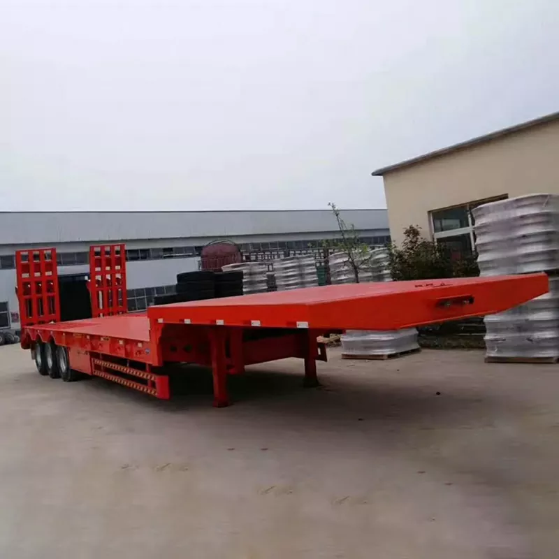 Heavy-Duty Reinforced Step-Deck Semi-Trailer