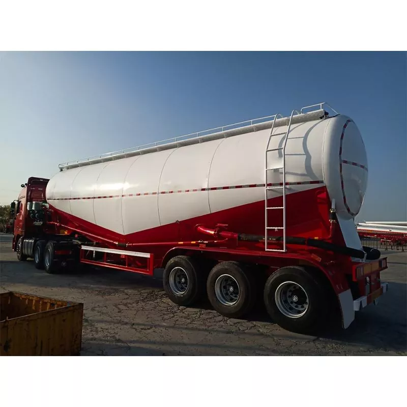 Horizontal Powder Tank Semi-Trailer