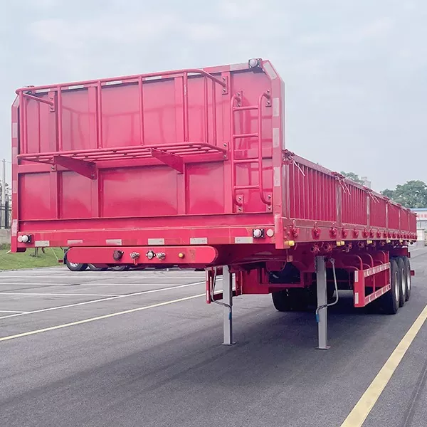 ပေါ့ပါးသော Side-Tipping Dump Semi-Trailer ပေါ့ပါးသော Side-Tipping Dump Semi-Trailer