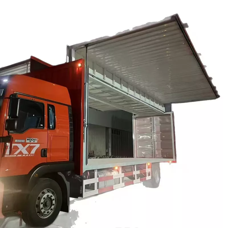 Single-Side Wing-Opening Box Semi-Trailer