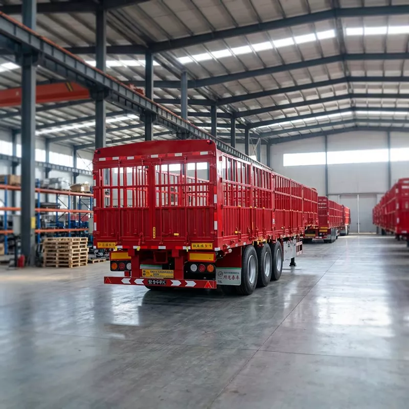 Step-Deck Stake/ Fence Semi-Trailer